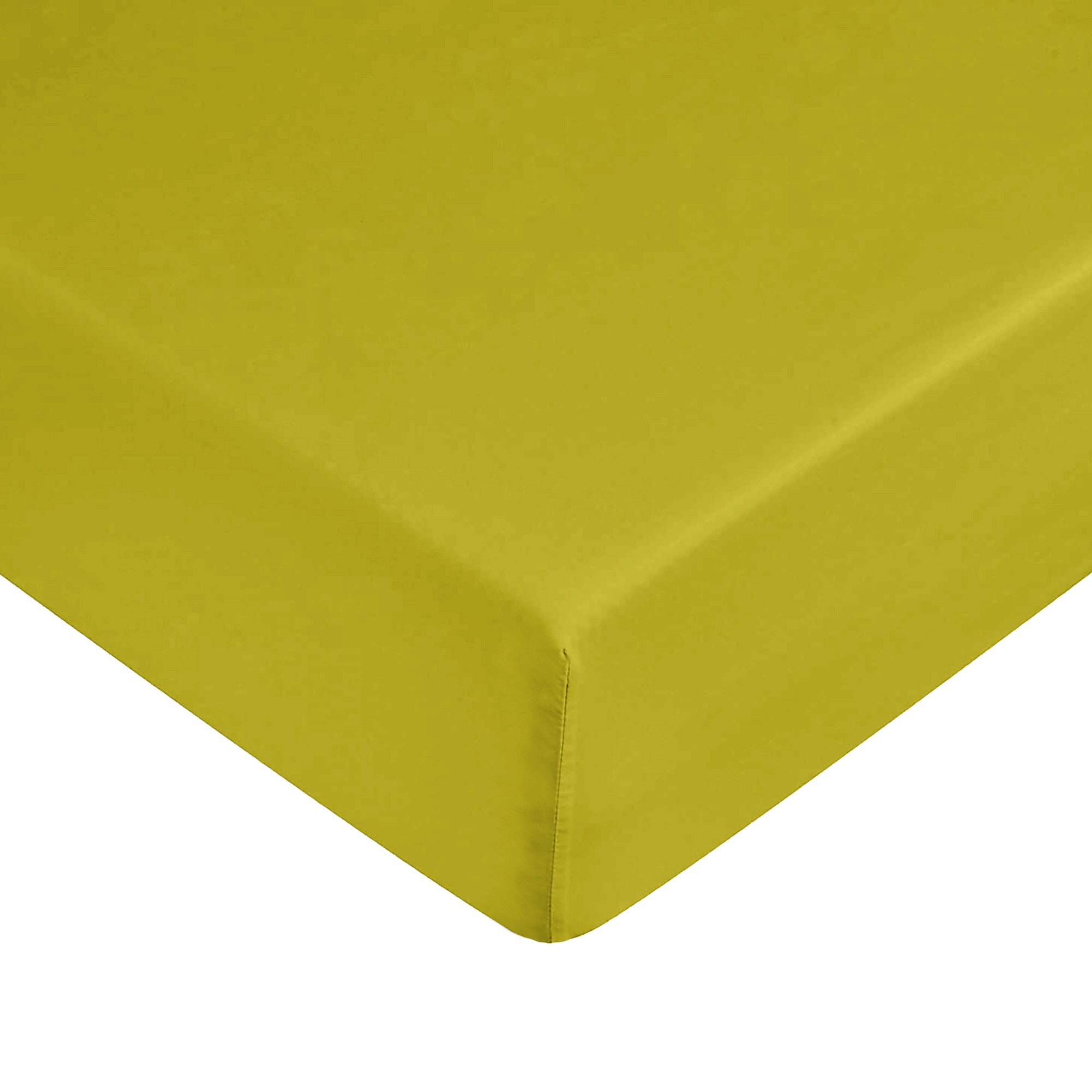 Drap housse uni Vert Clair 100% coton